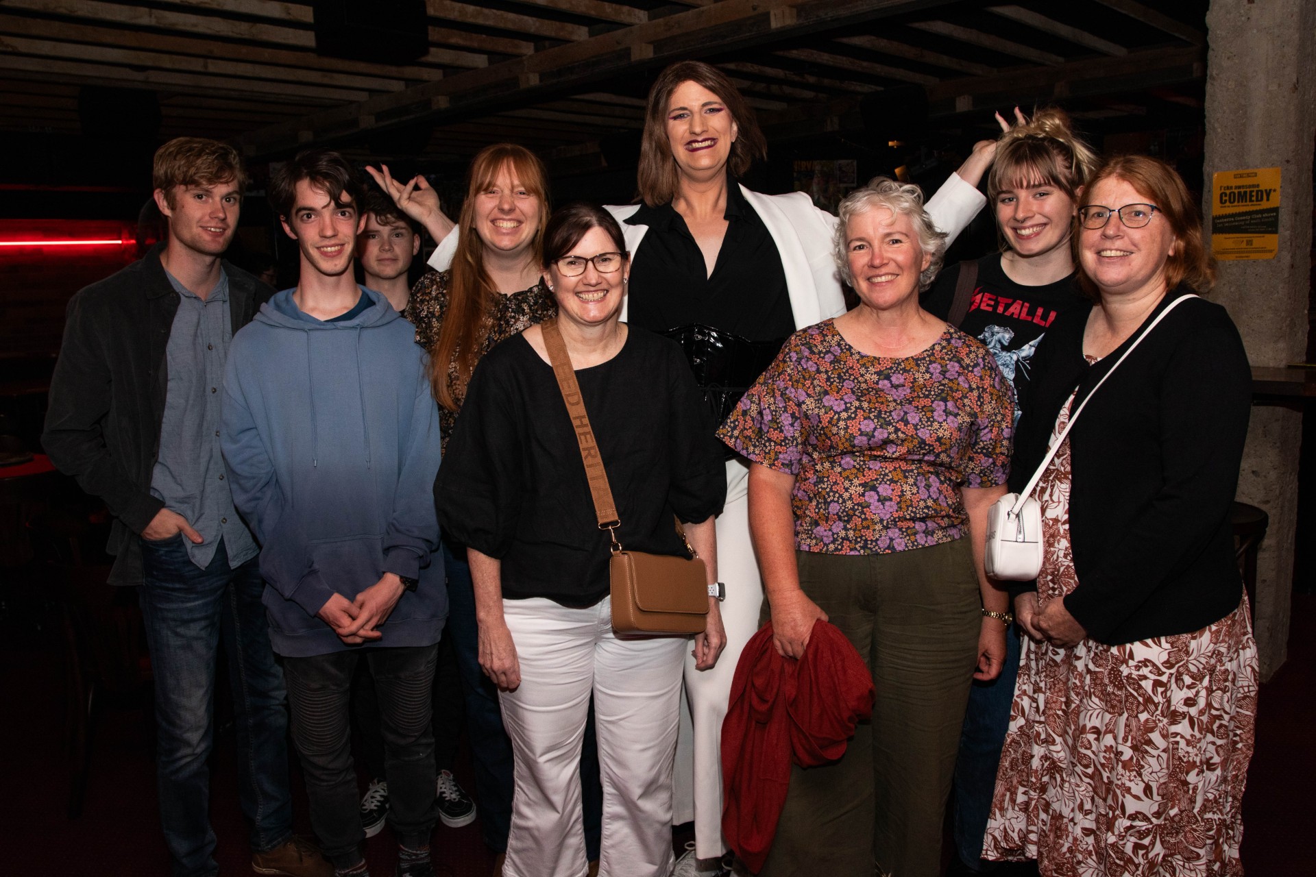 Picture of Staff at Holly's Comedy Show